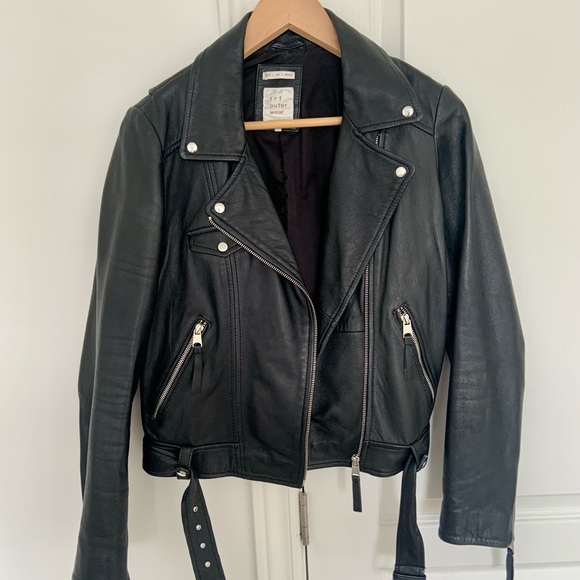 Zara Jackets & Blazers - Zara Vegan Leather Jacket